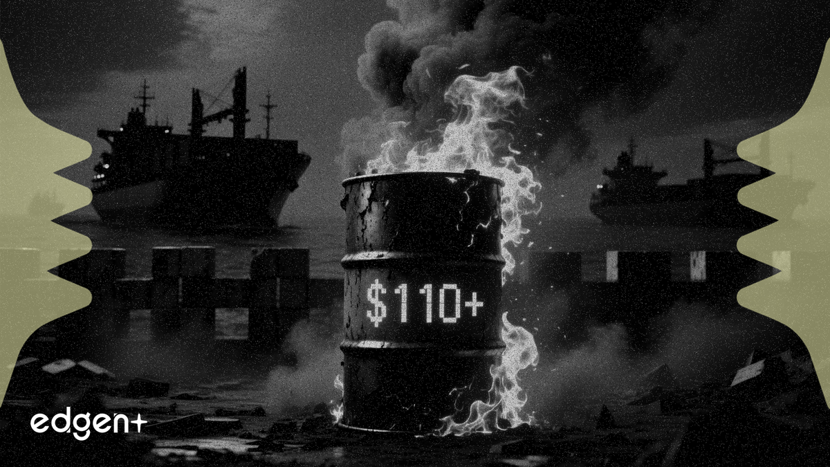 호르무즈 해협 봉쇄 두 달째, 유가 110달러 돌파