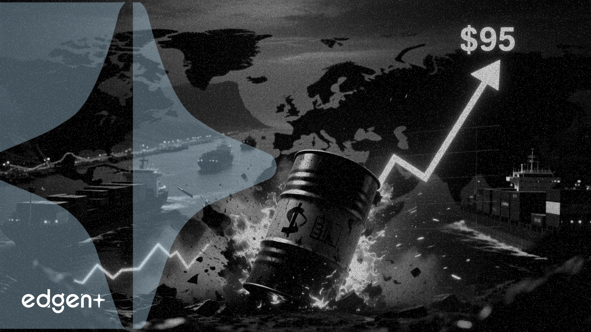 El petróleo sube por encima de los 95 dólares ante la amenaza de cierre de Ormuz y un posible choque de oferta