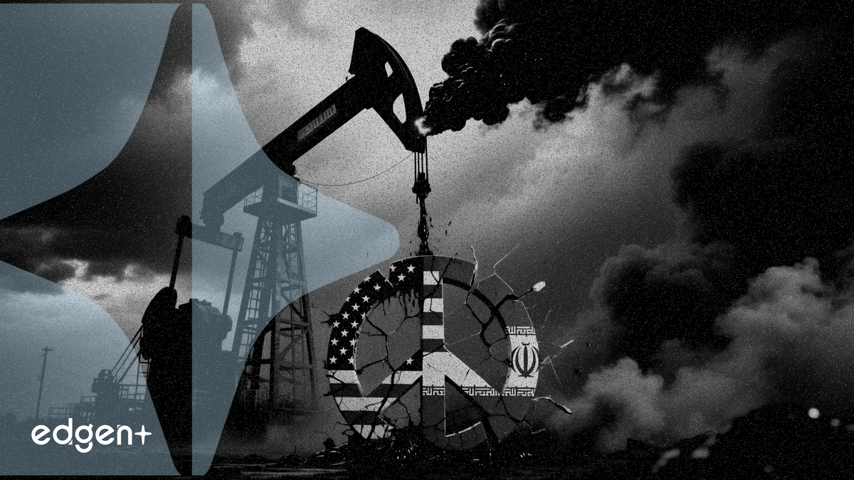 在前总统特朗普的讲话未能提供中东降温计划后，油价飙升，增加了石油市场的地缘政治风险。