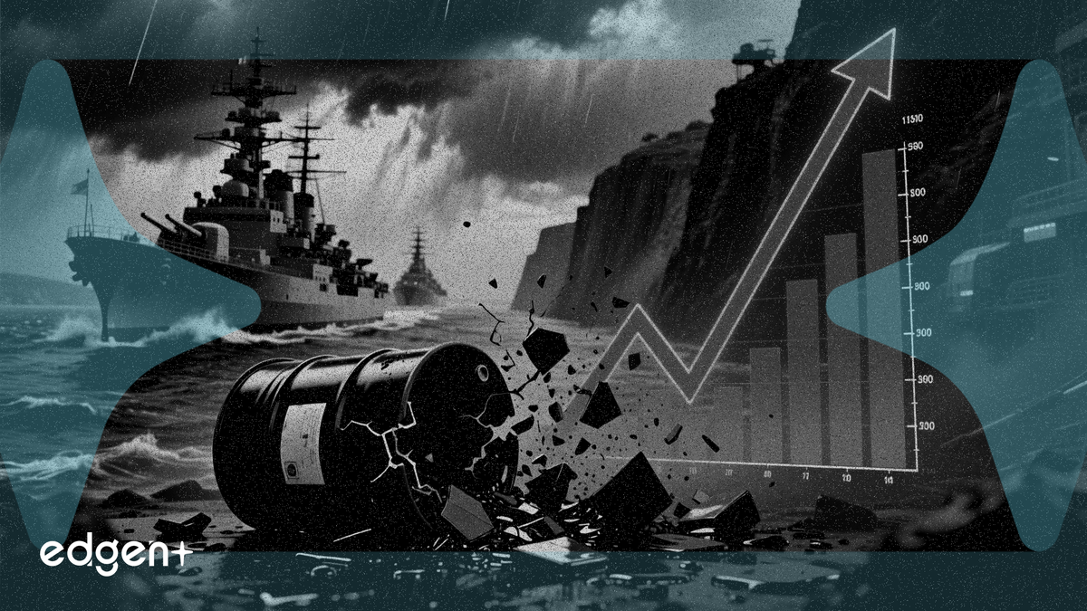 霍尔木兹海峡封锁扰动市场，油价飙升逾 8%