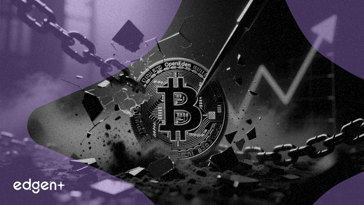OpenEden 在代幣價格暴跌 97% 後將代幣鎖定期延長至 2027 年