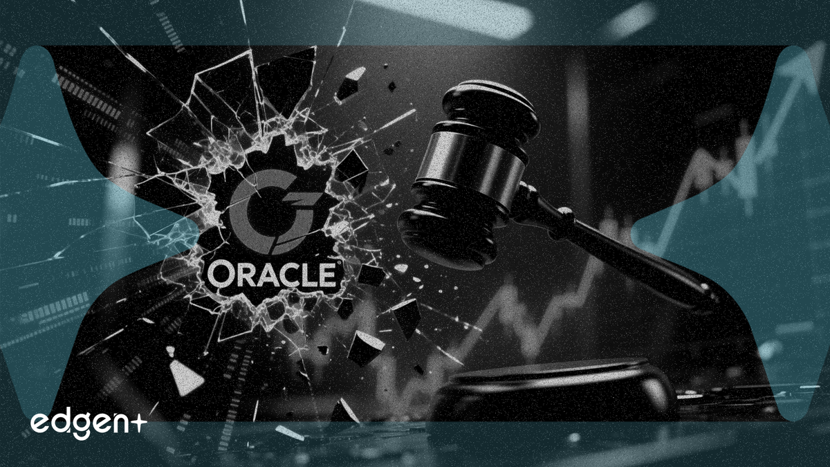 甲骨文因 AI 開支面臨證券訴訟，股價自高點下跌 36%