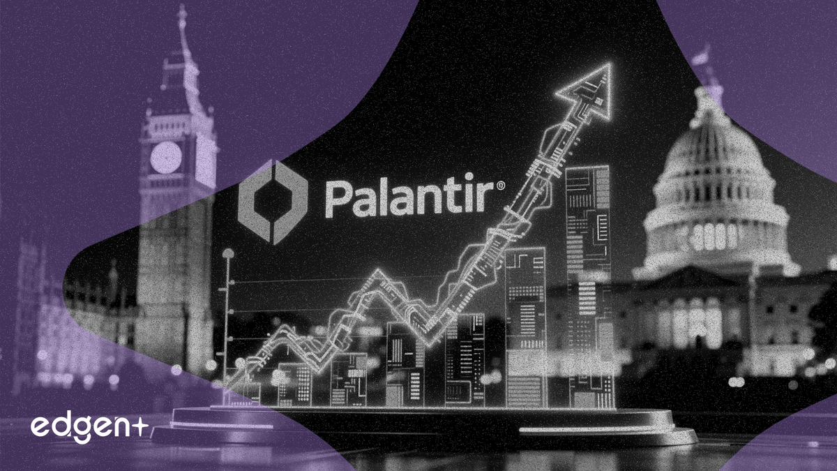 Palantir, 미국 정부 매출 66% 성장 후 영국 FCA 계약 수주