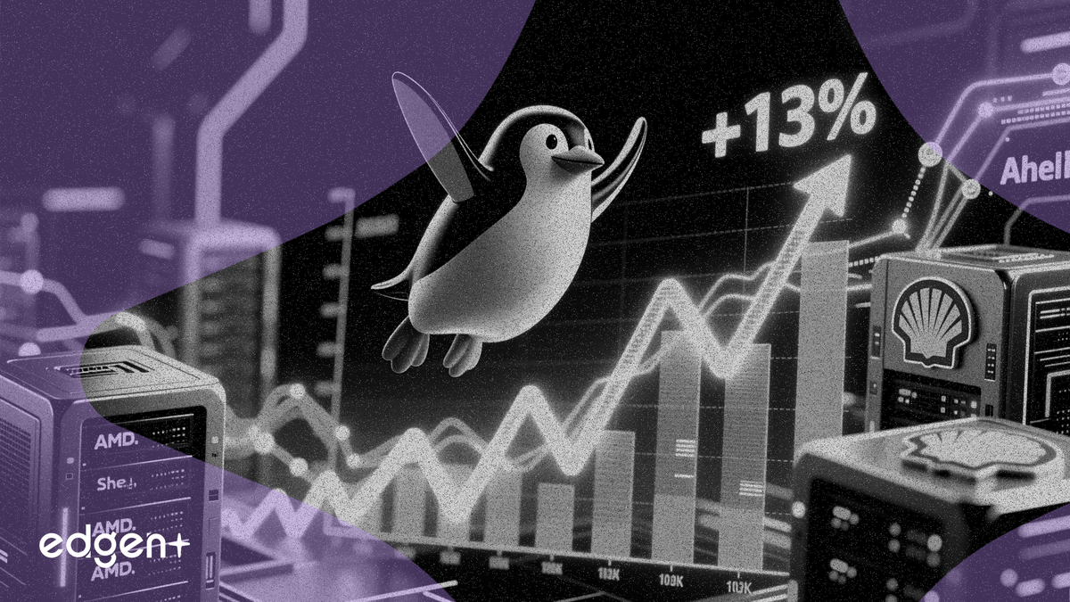 펭귄 솔루션즈 주가, AMD 및 셸 AI 데이터 계약으로 13% 급등