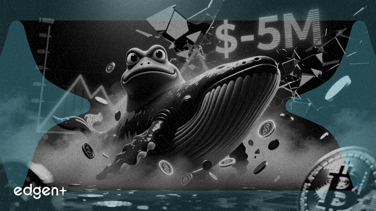 PEPE 巨鯨在帳面虧損 500 萬美元的情況下仍買入 8000 億枚代幣