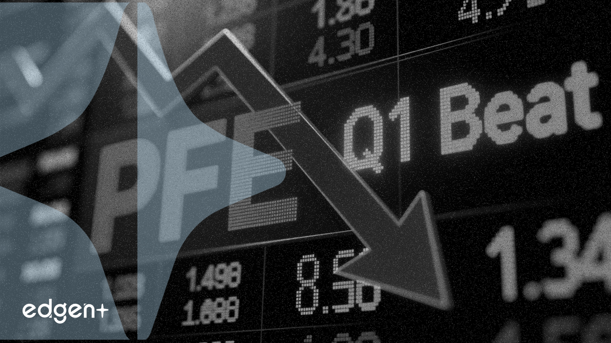 ファイザー、第1四半期決算は予想上回るも株価は4%下落