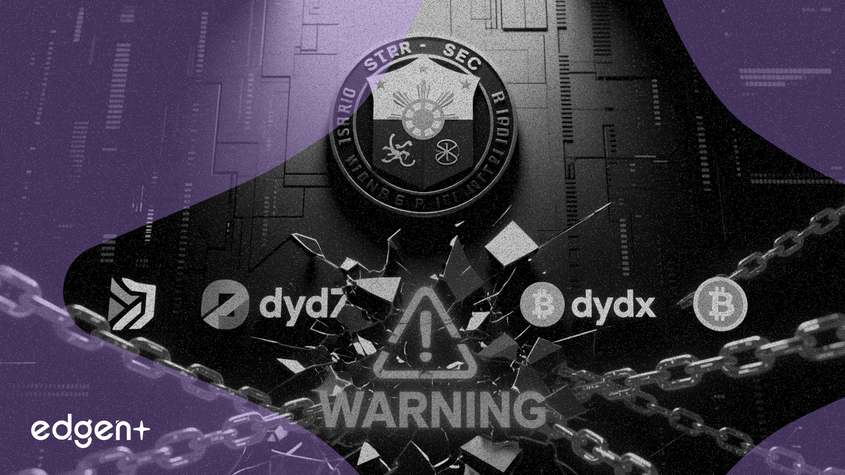SEC Philippines cảnh báo 7 nền tảng tiền điện tử bao gồm dYdX hoạt động không phép