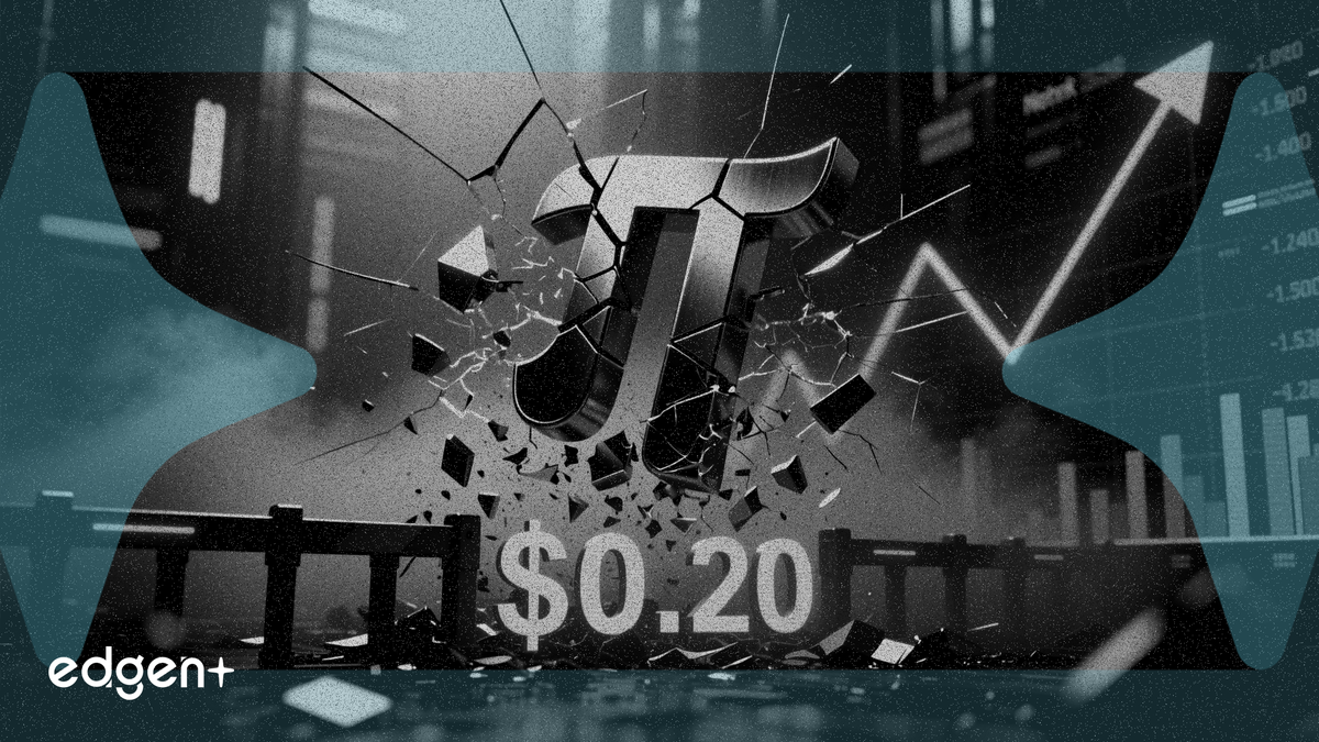 Pi Network 代币 PI 触及 0.20 美元阻力位后下跌 7%