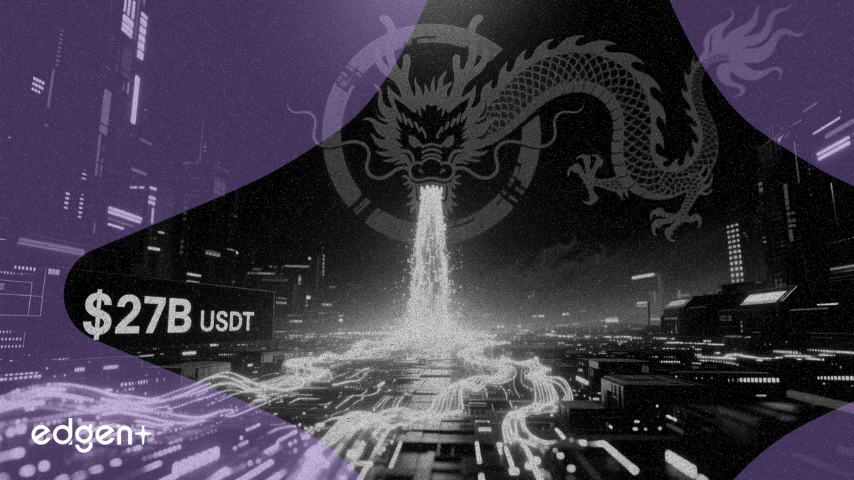 플라즈마 네트워크, 중국 브로커 단속 속에 270억 달러 상당 USDT 유입 기록