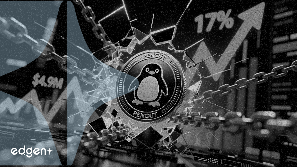 El token PENGU de Pudgy Penguins sube un 17% mientras el interés en corto alcanza los 4,91 millones de dólares