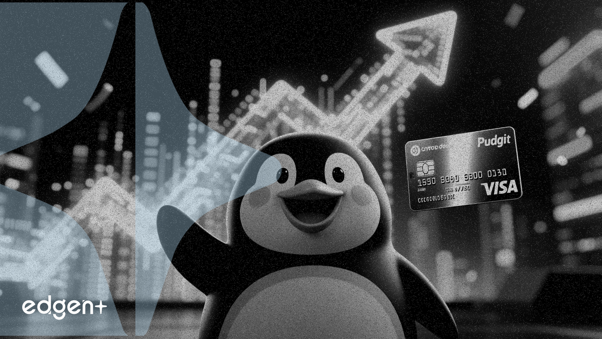 Pudgy PenguinsがVisaデビットカードを発表、PENGUが5.6%上昇