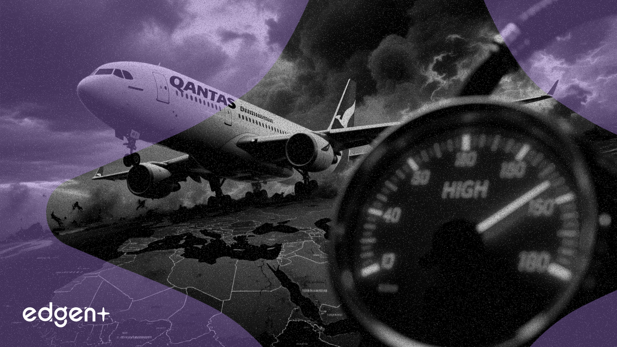 イランのリスクが航空各社を直撃、カンタス航空は燃料費が32％急騰すると警告