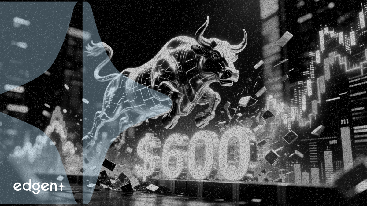 QQQが2.7%急騰、節目となる600ドル台を回復