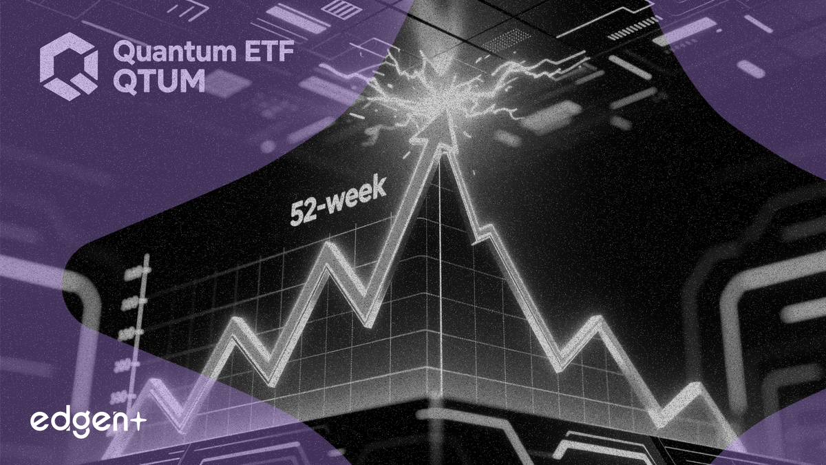 量子コンピューティングETFのQTUMが52週高値を更新、3年間の収益率は47%に