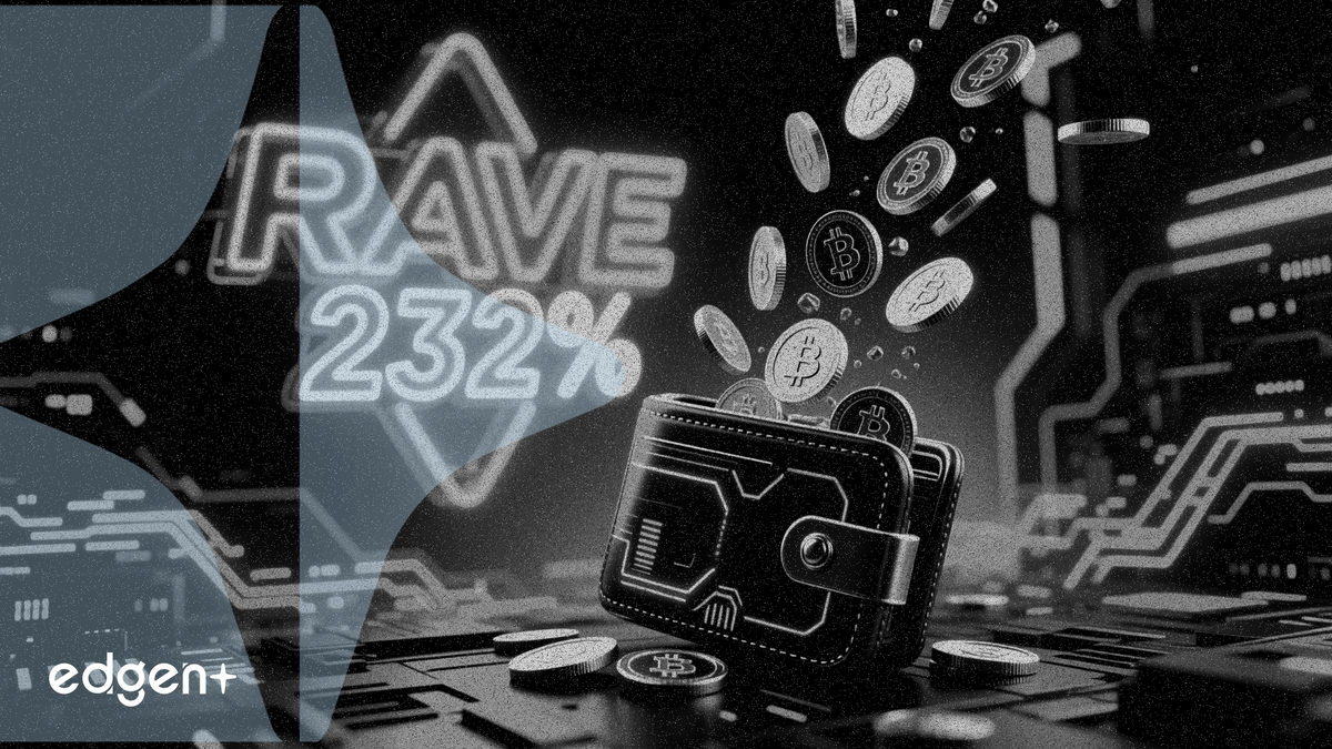 RAVEが232%急騰、プロジェクトウォレットが1,858万トークンを入金