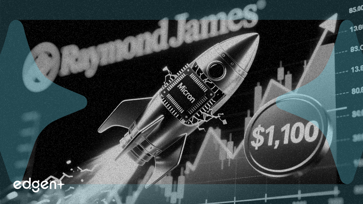 Raymond James將美光目標價上調至1,100美元 分析師競相調升