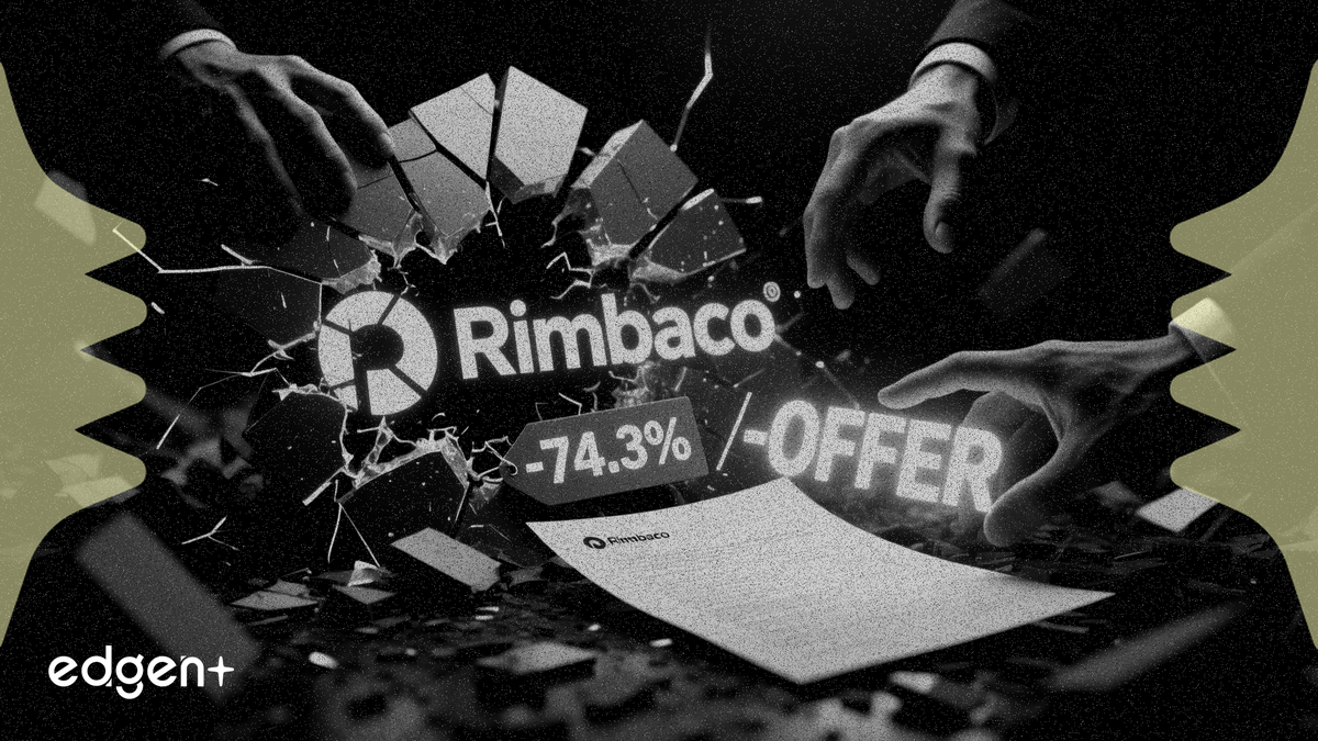 Rimbaco đổi chủ với mức chiết khấu 74,3%, kích hoạt chào mua bắt buộc