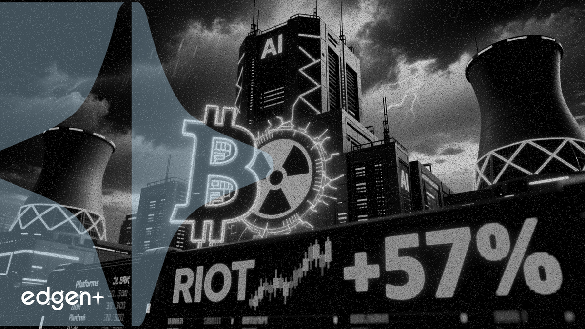 Riot Platforms 五月飆漲 57%，簽署核能驅動 AI 資料中心協議
