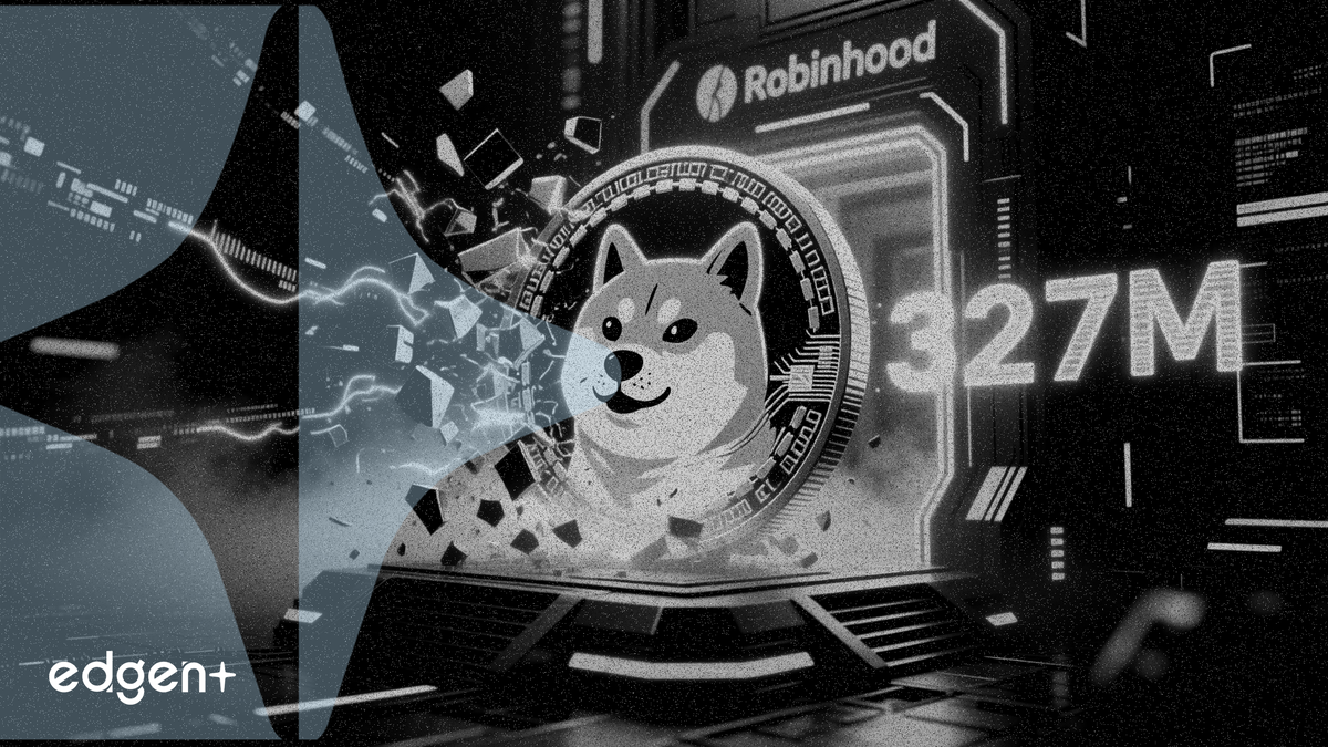 Robinhood 單筆交易流出 3.27 億枚狗狗幣