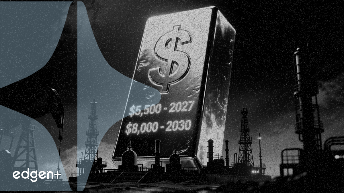 Rockefeller Global Investment Management strategist Doug Moglia forecasts gold will exceed $5,500 per ounce by 2027 and reach $8,000 by 2030, with overshoot potential to $10,000.