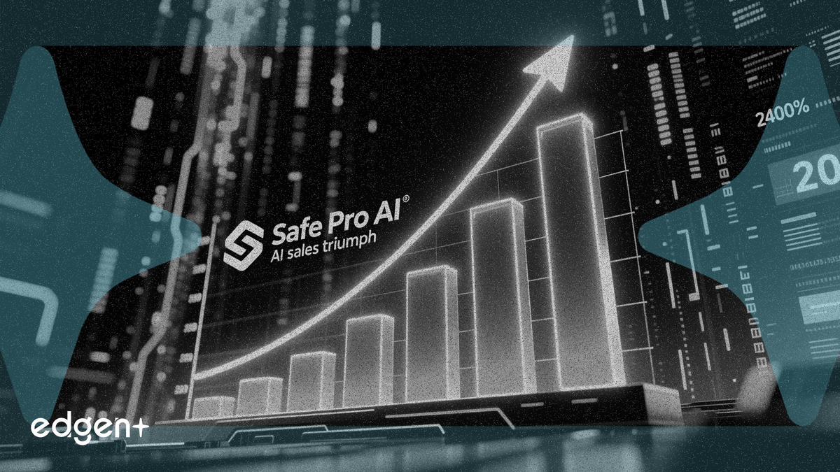 Las ventas de IA de Safe Pro aumentan un 2,400% en un primer trimestre record