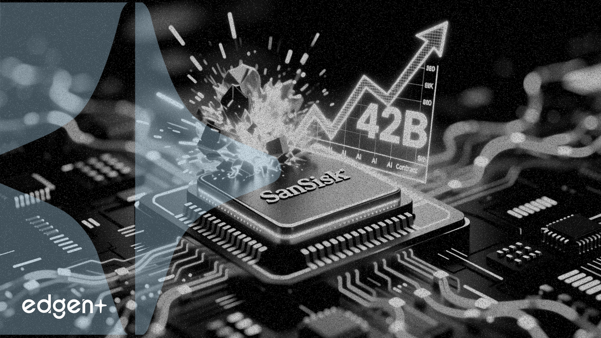 SanDisk 营收激增超 200% 受 AI 需求及 420 亿美元新合同推动