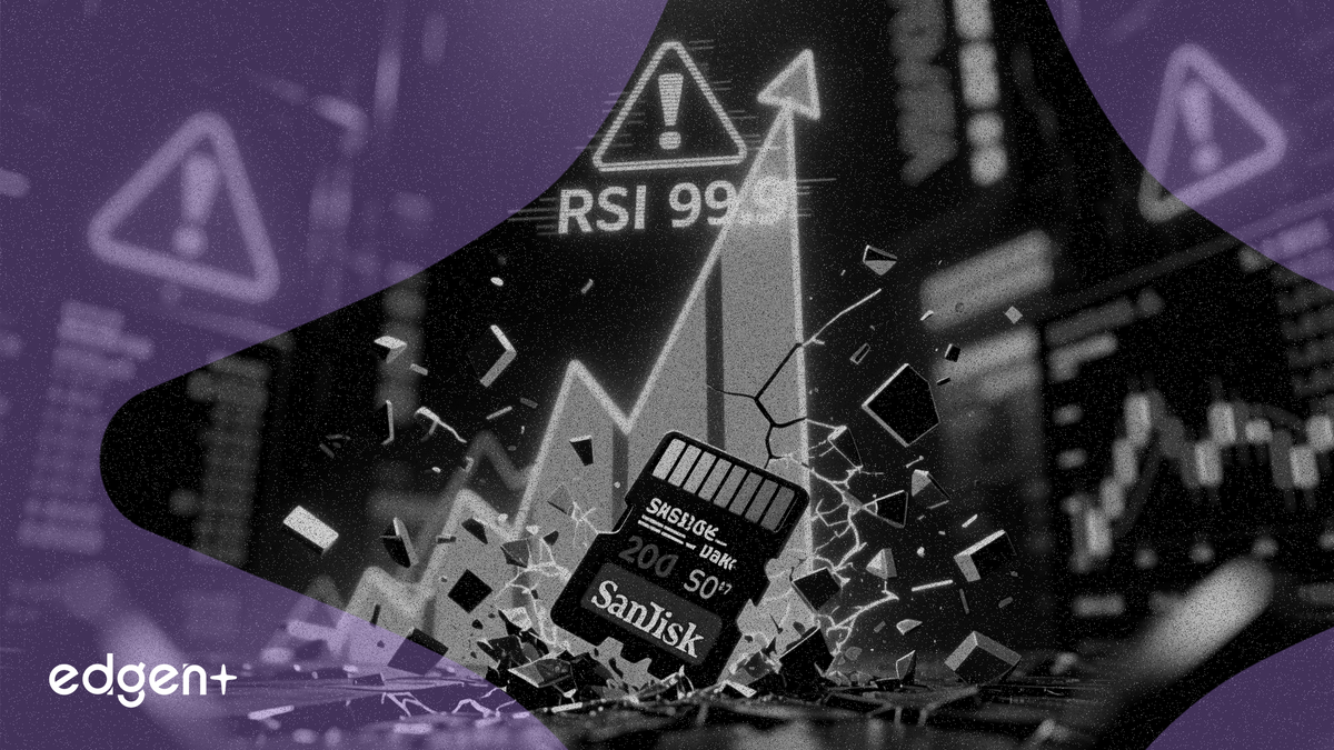 SanDisk stock flashes most overbought signal in history after 5,302% surge