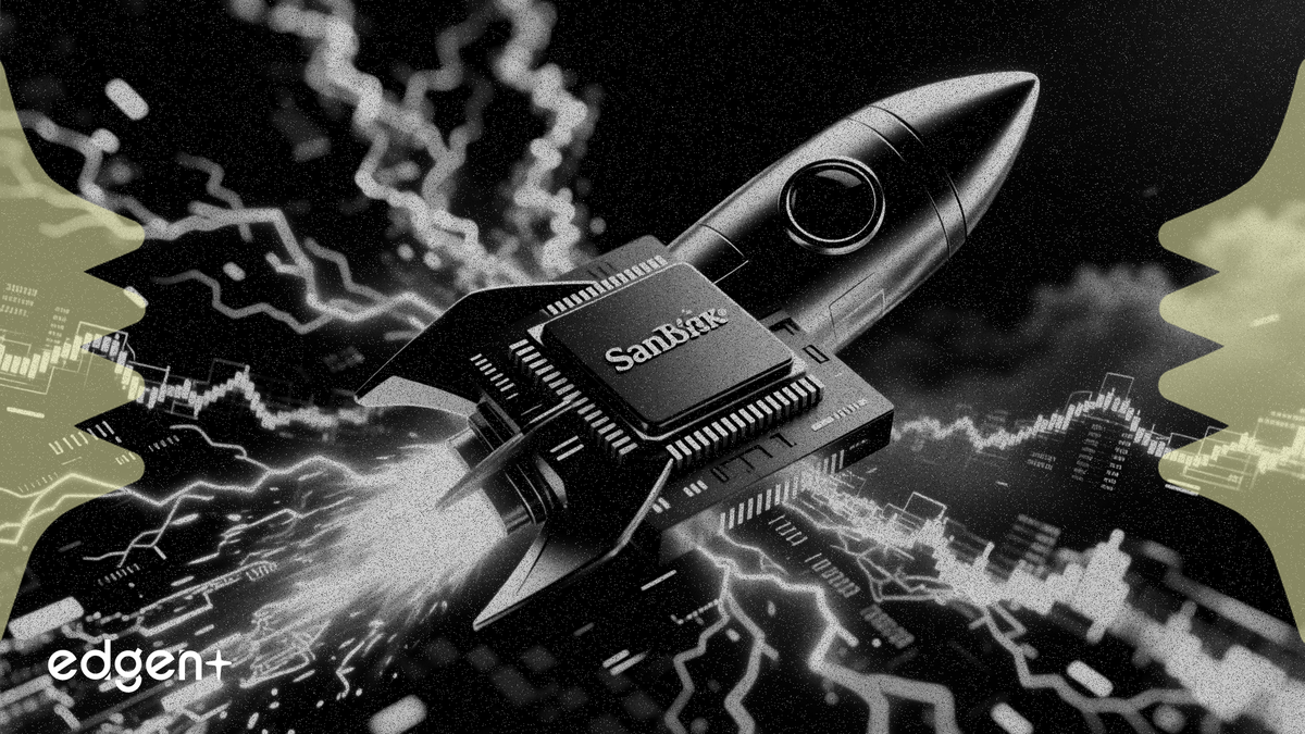 AI戦略でマージン向上、サンディスク株が431.5%急騰