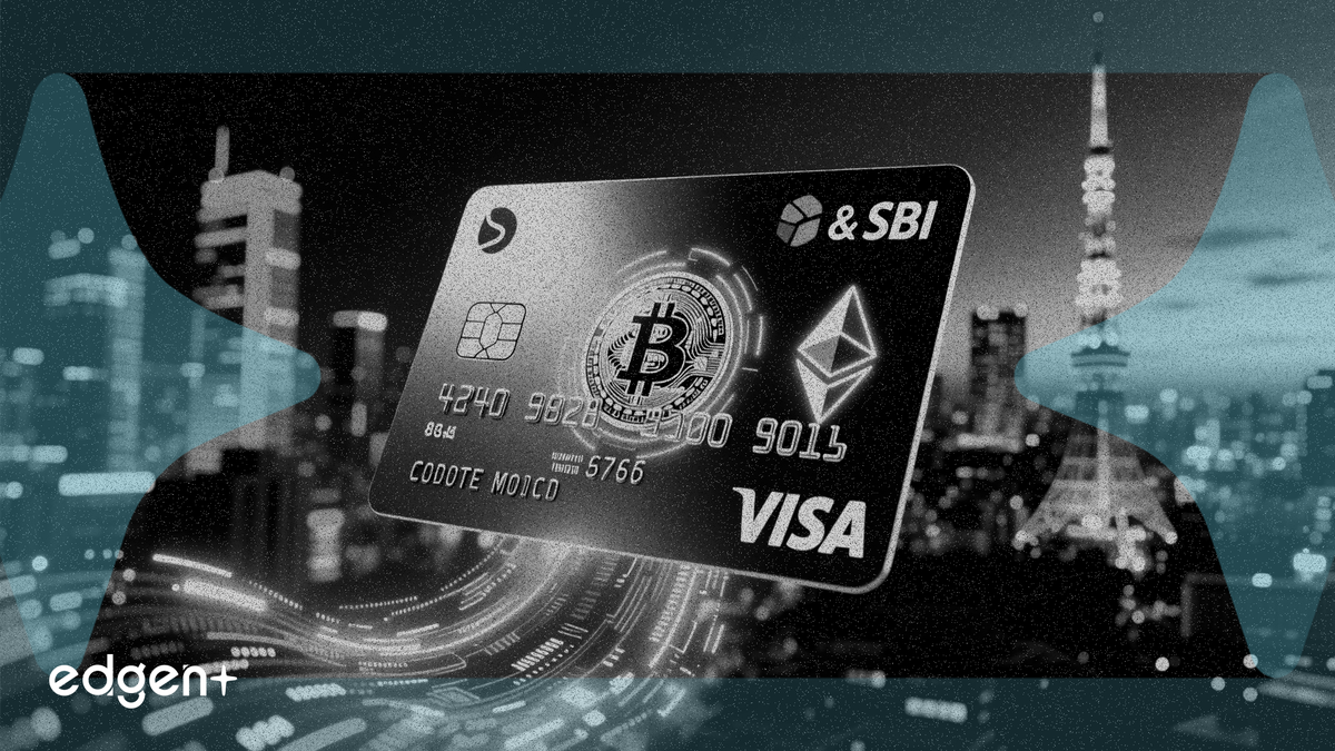 SBI et Visa lancent une carte crypto au Japon avec 3 cryptomonnaies pour les paiements