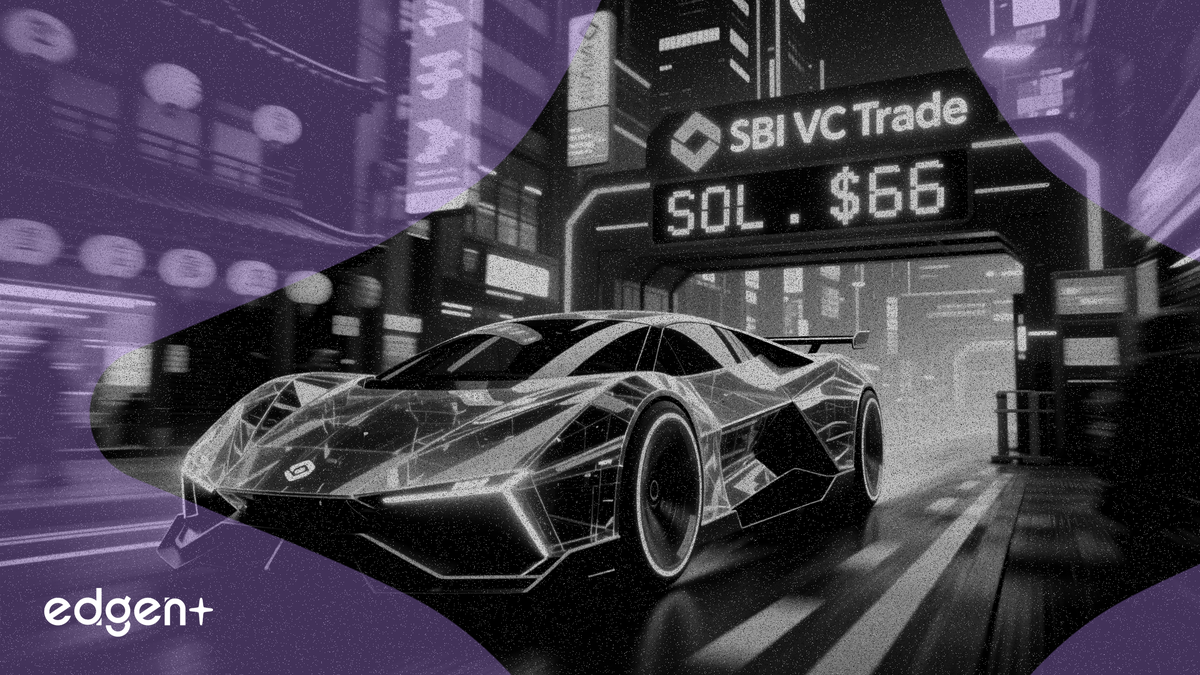 SBI VC Trade launches Solana services as SOL trades near $66