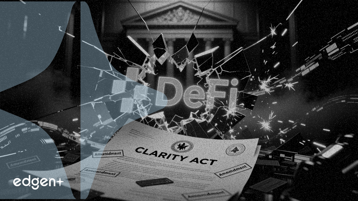 上院の主要なステーブルコイン法案である CLARITY 法案には 100 以上の修正案が盛り込まれており、米国の DeFi 規制の将来をめぐる複雑な争いとなっています。