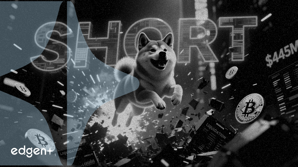 Shiba Inu sube un 2% mientras se liquidan 445 millones de dólares en posiciones cortas