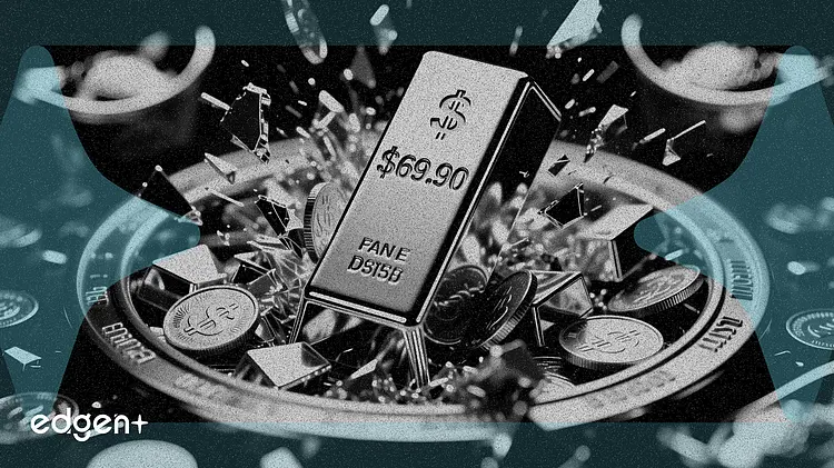 Gümüş vadeli işlemleri, değerli metallerdeki geniş çaplı yükselişte %2,16 artışla 69,90 dolara çıktı