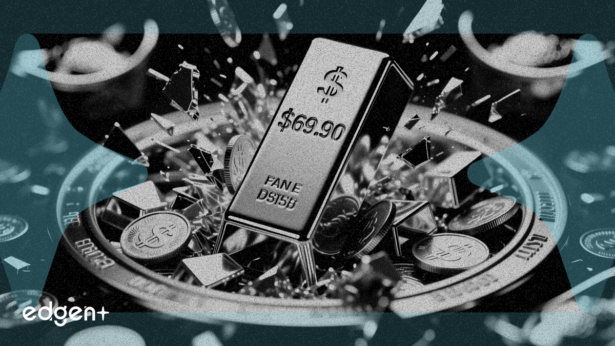 白銀期貨上漲2.16%收報69.90美元，貴金屬普遍走高