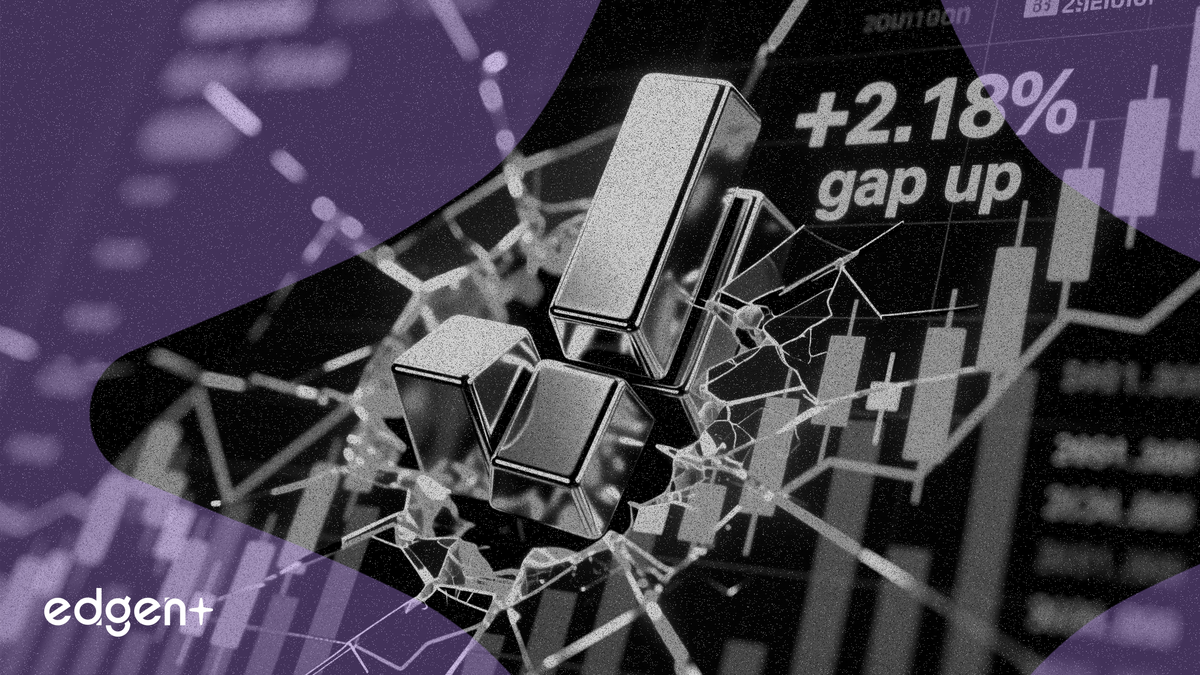 銀期貨週三開盤跳空高開 2.18%