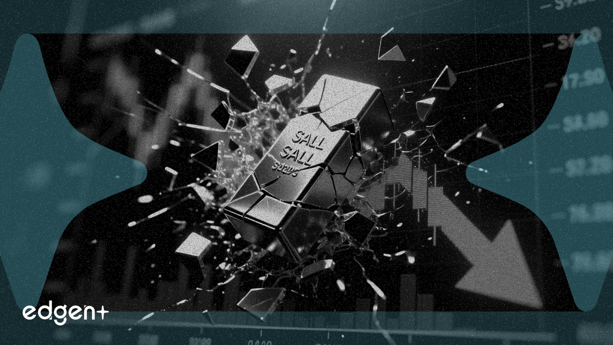 白銀期貨在盤中急劇拋售中暴跌2.16%