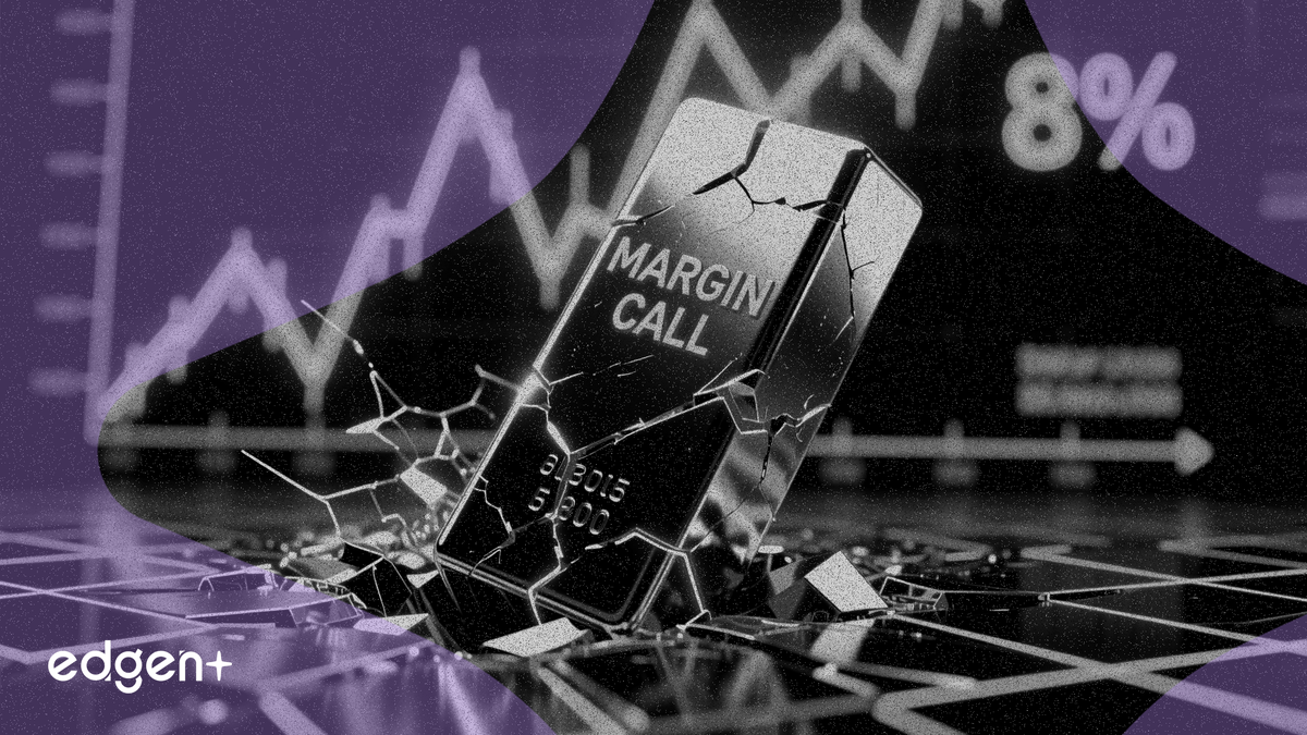シルバー急落8%、米雇用統計の強さがマージンコール売りを誘発