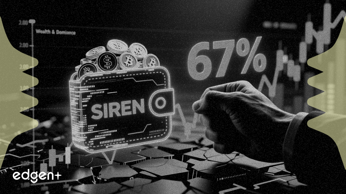 Một ví duy nhất biến 22 triệu đô la thành 1,04 tỷ đô la, kiểm soát 67% SIREN