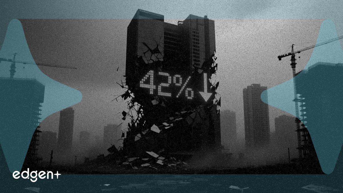 시노오션 그룹 4월 매출 42% 급감, 중국 부동산 위기 지속