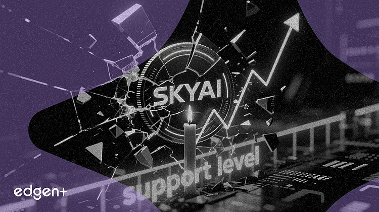 SKYAIが19%下落——弱気圧力が主要サポートラインを試す