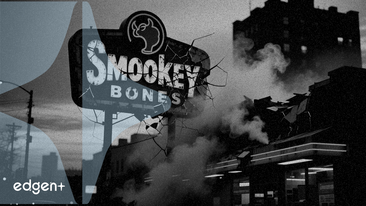 스모키 본즈, 모기업 파산 이후 15개 매장 폐쇄