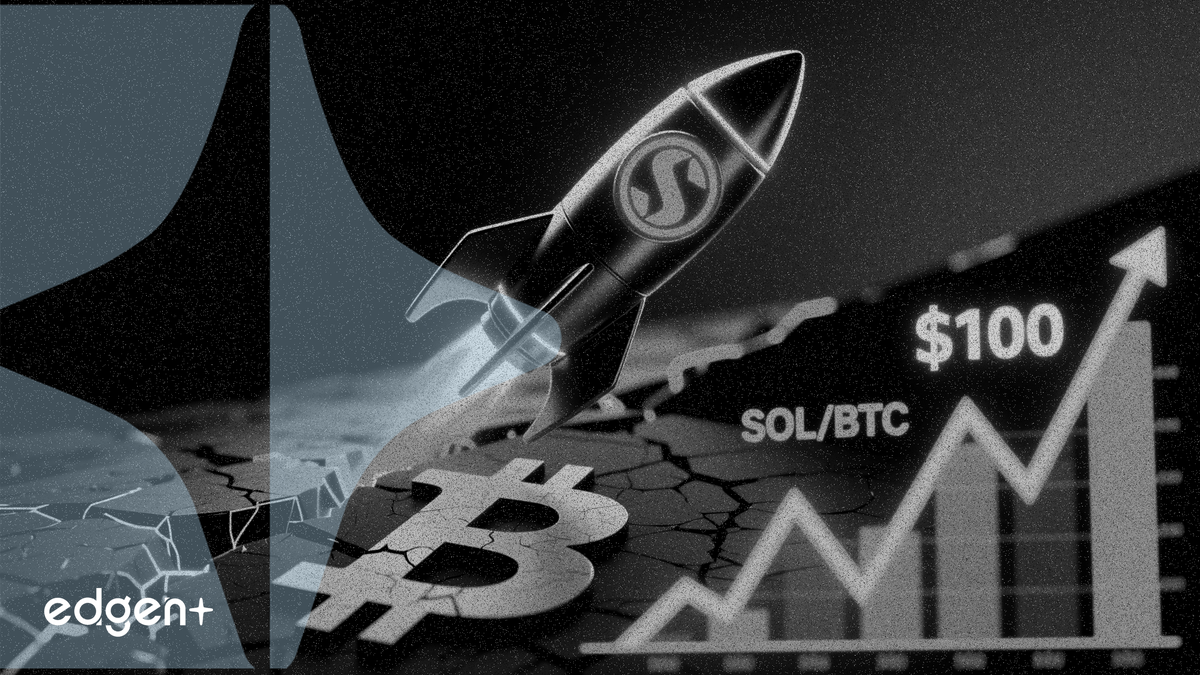 Solana supera a Bitcoin mientras la relación SOL/BTC alcanza un máximo mensual, el nivel de $100 en el punto de mira