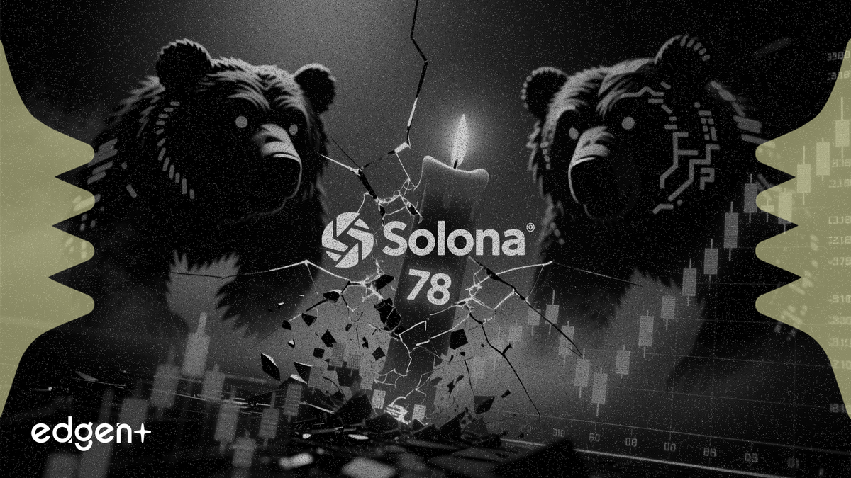 Giá Solana có nguy cơ giảm 15% xuống 78 USD do 2 mô hình giảm giá