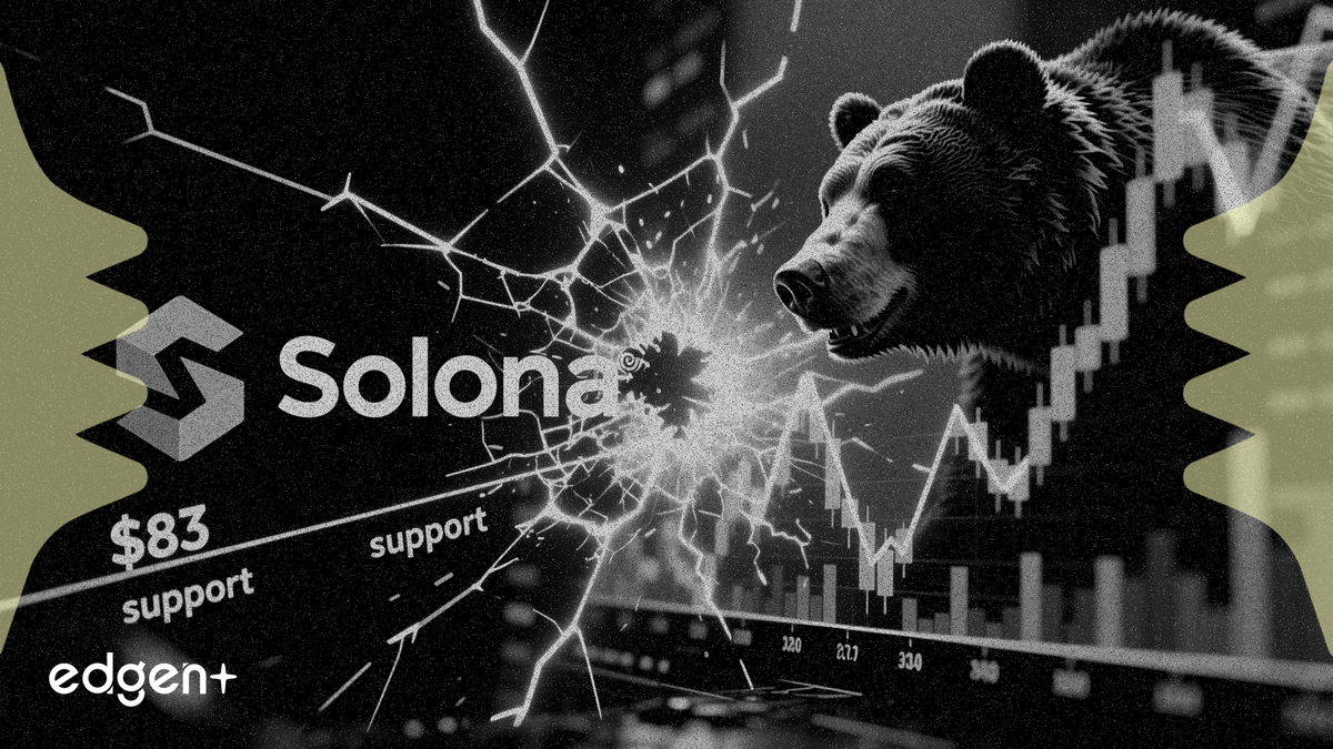 Solana teste le support de 83 $ alors que le lancement de la technologie quantique se heurte à un graphique baissier