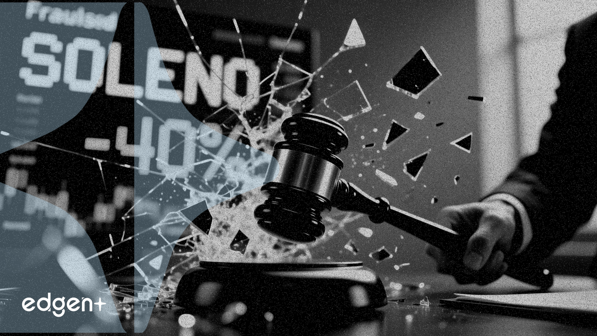 Soleno đối mặt với vụ kiện gian lận sau khi cổ phiếu sụp đổ 40%