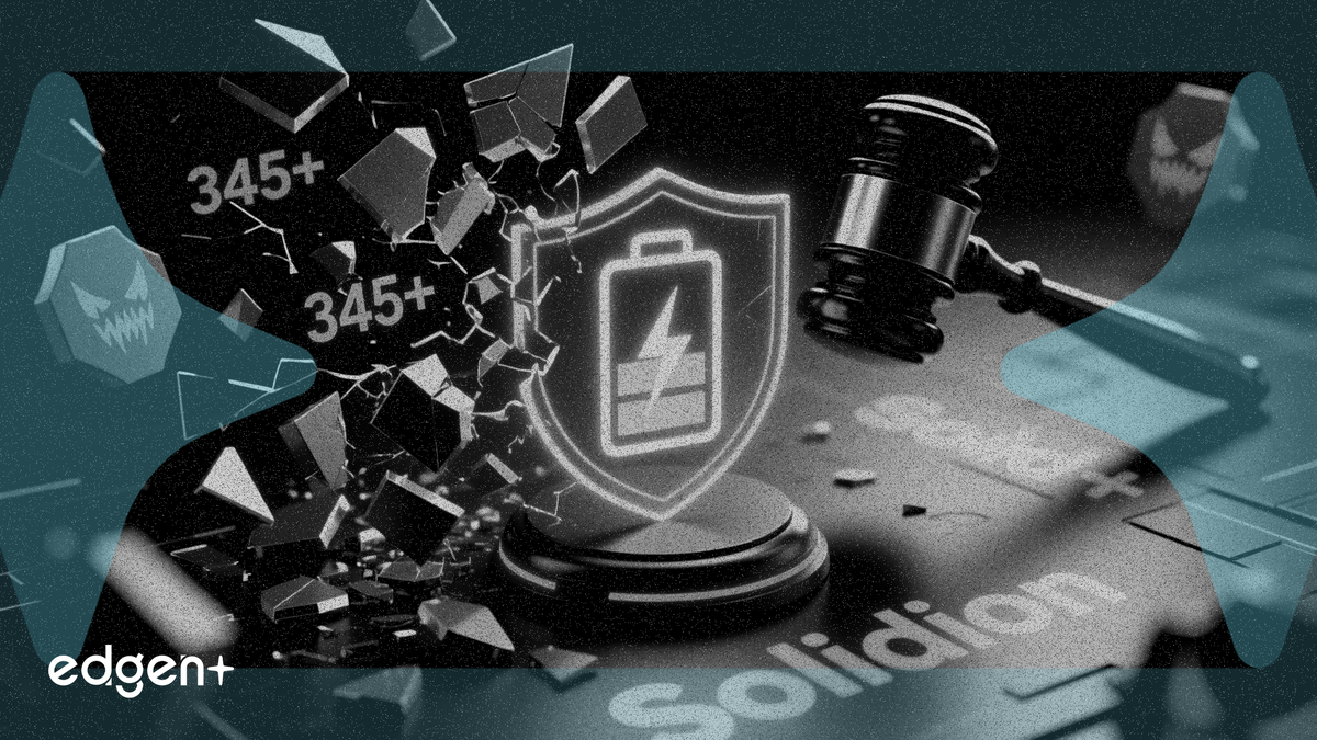 Solidion kiện các đối thủ pin, cáo buộc vi phạm hơn 345 bằng sáng chế