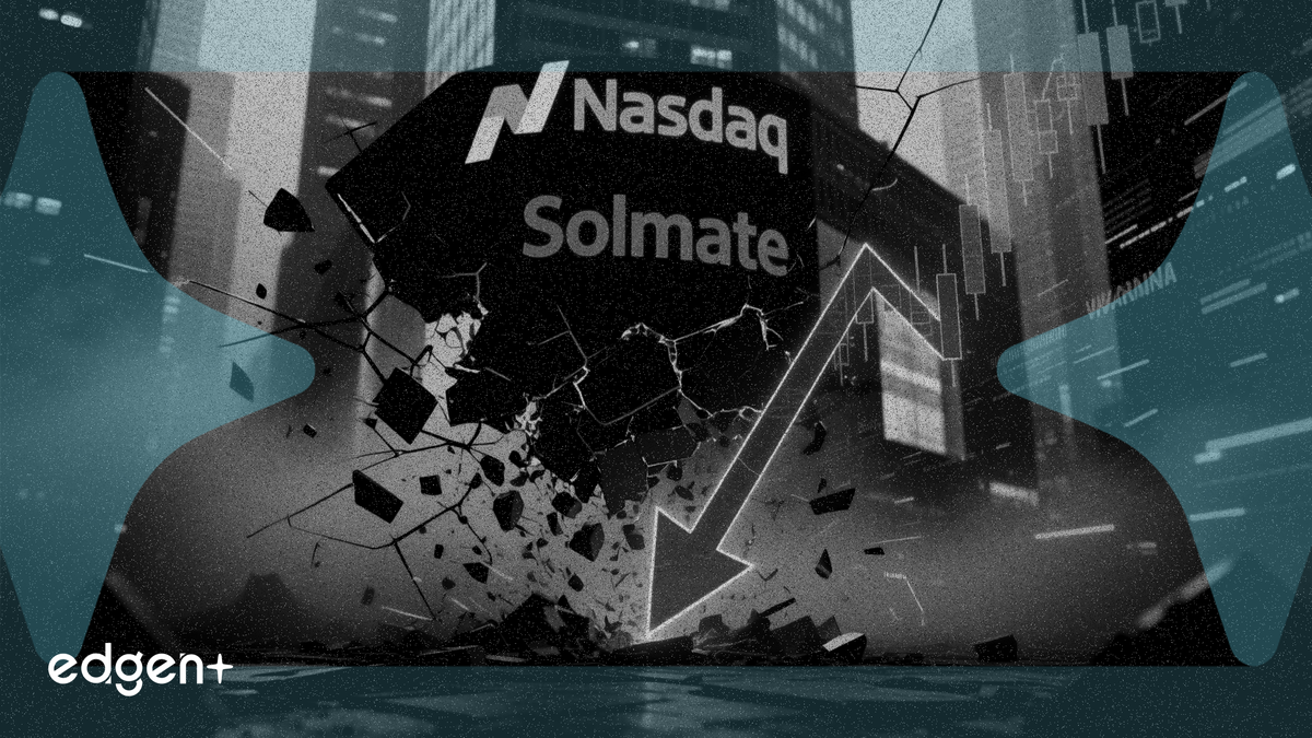 Solmate Infrastructure 股價跌破 1 美元面臨納斯達克退市風險