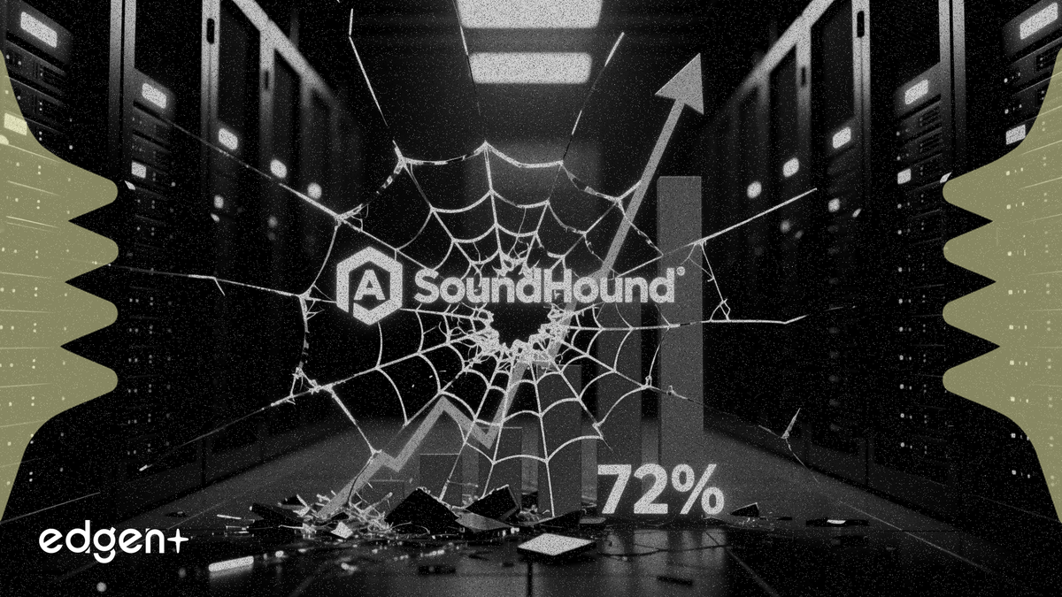 SoundHound AI 주가 72% 급락, 기업용 AI 채택 현실 직면