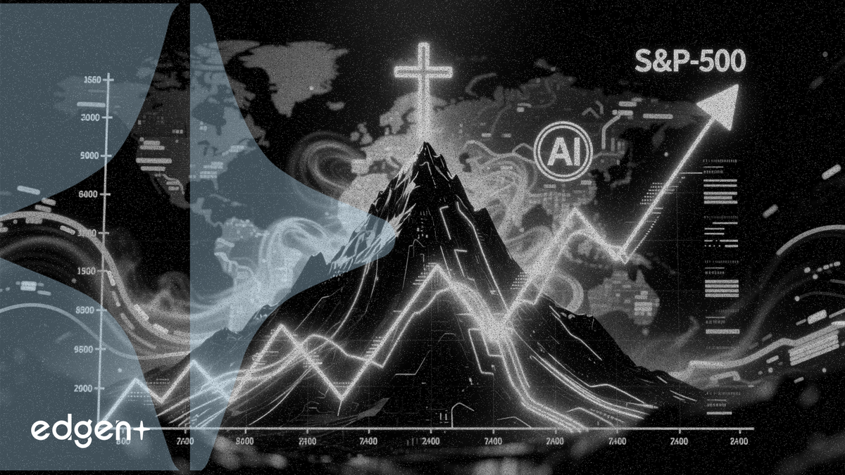 S&P 500種指数がAIの実績と地政学的な期待を背景に7,365の過去最高値を記録