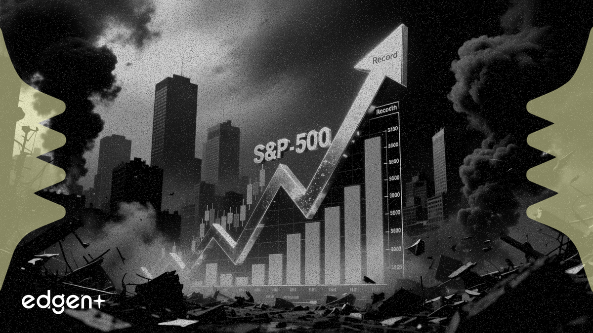 儘管局勢動盪，標普500指數仍飆升至7022點的历史新高